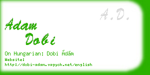 adam dobi business card